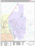 Apple Valley Wall Map Premium Style